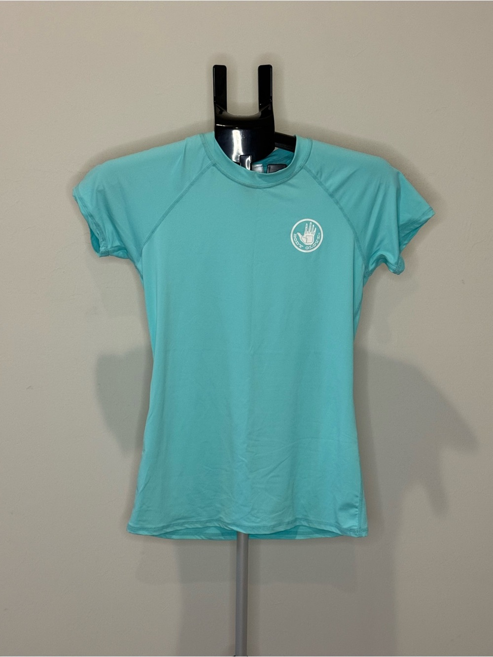 Body Glove Women’s Aqua Blue Rash Guard Swim Surf Top Size S Like New - Picture 2 of 7